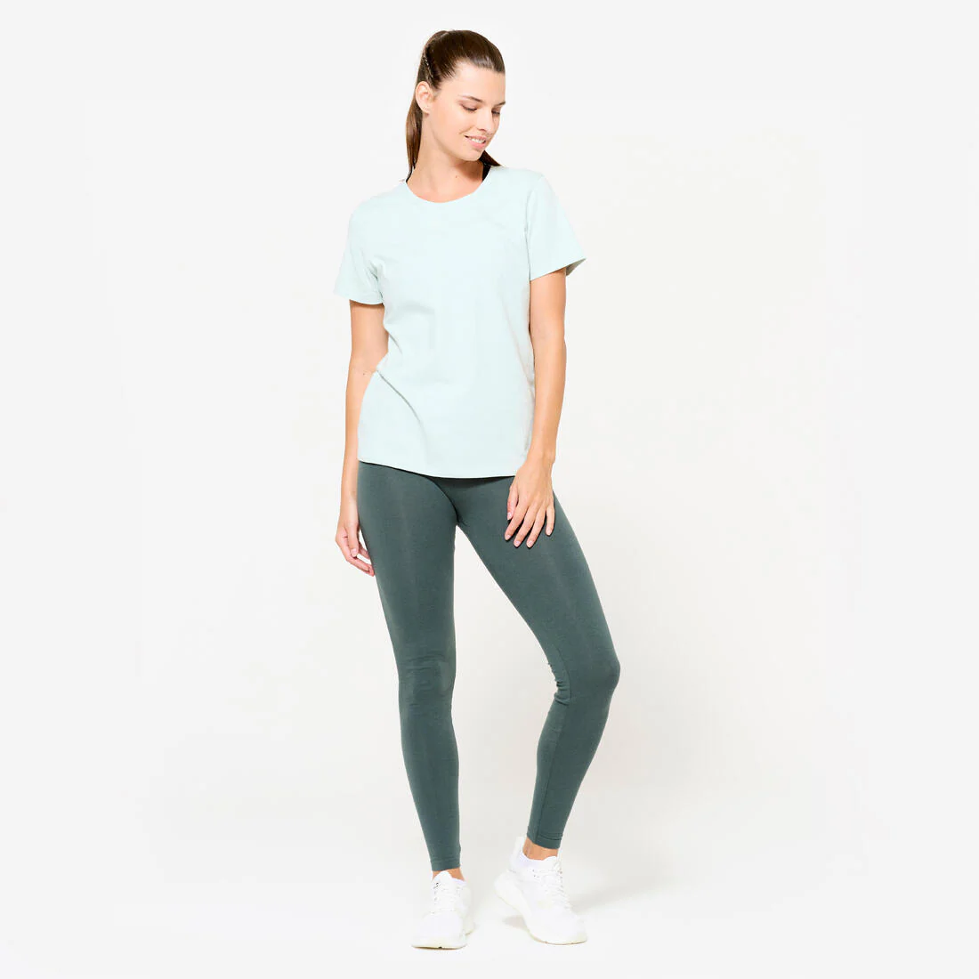 Women's Crew Neck Cotton T-Shirt - Image 15