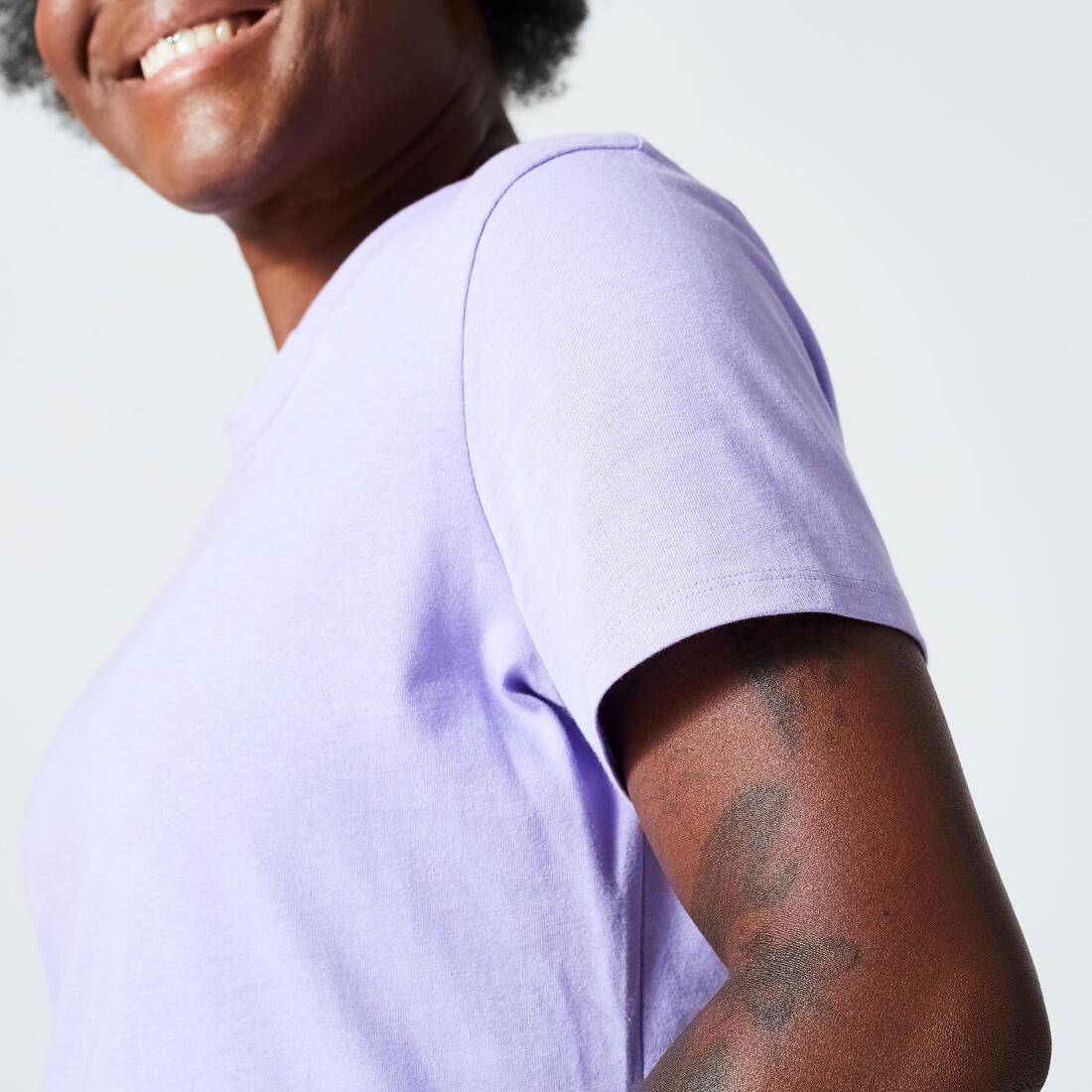 Women's Crew Neck Cotton T-Shirt - Image 24