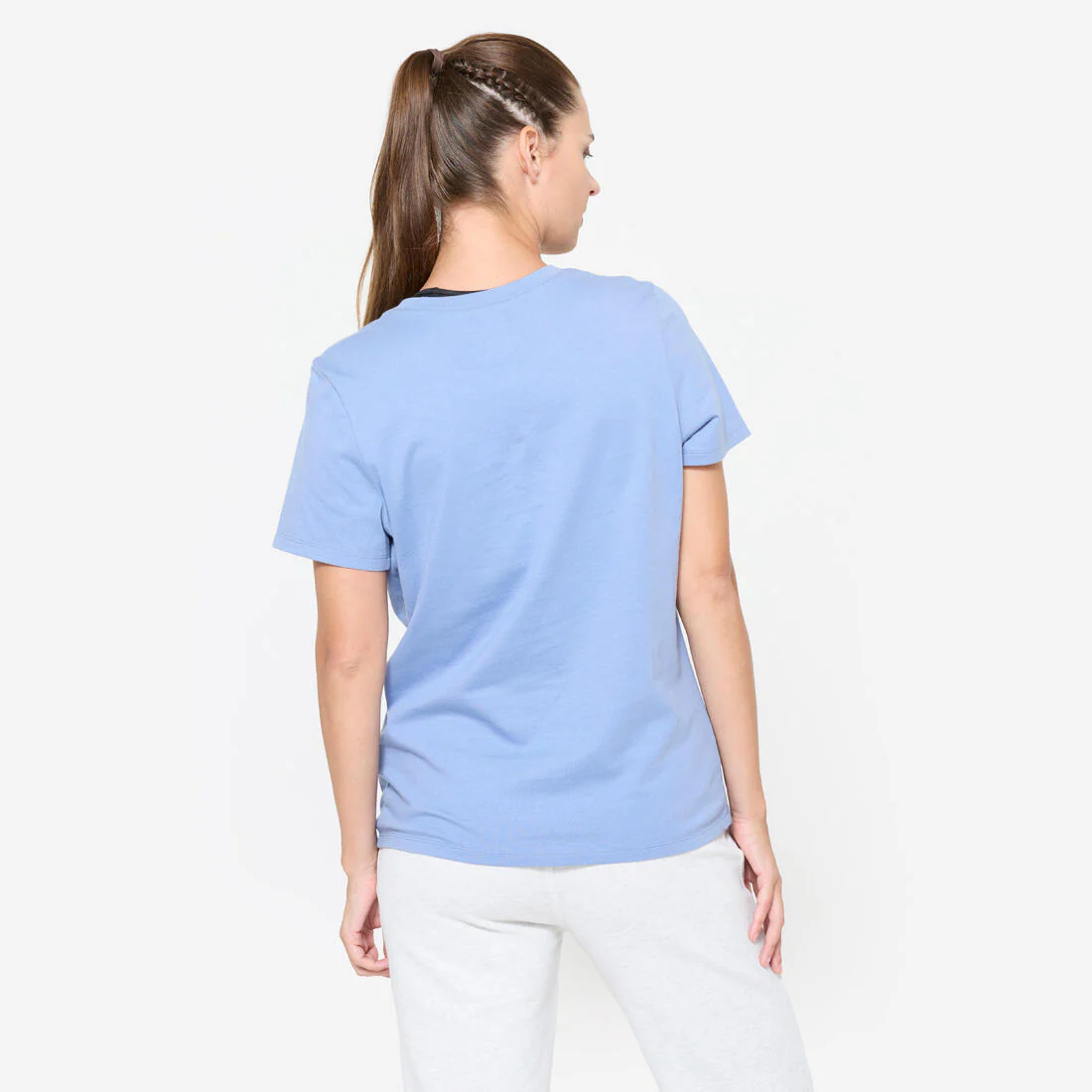 Women's Crew Neck Cotton T-Shirt - Image 26