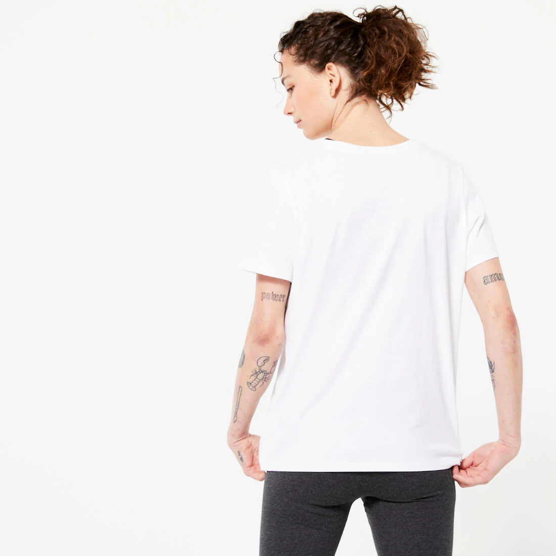 Women's Crew Neck Cotton T-Shirt - Image 28