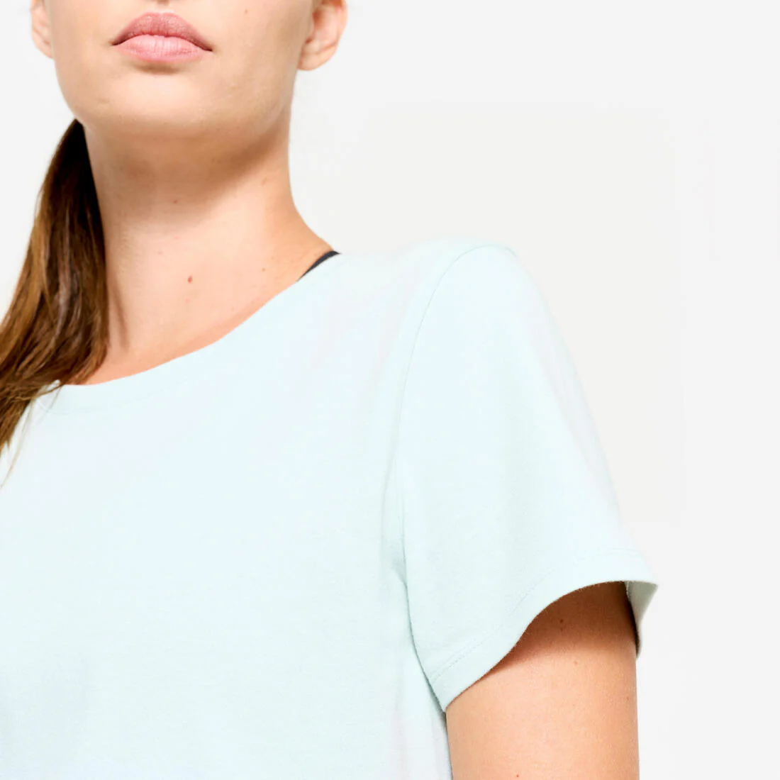 Women's Crew Neck Cotton T-Shirt - Image 38