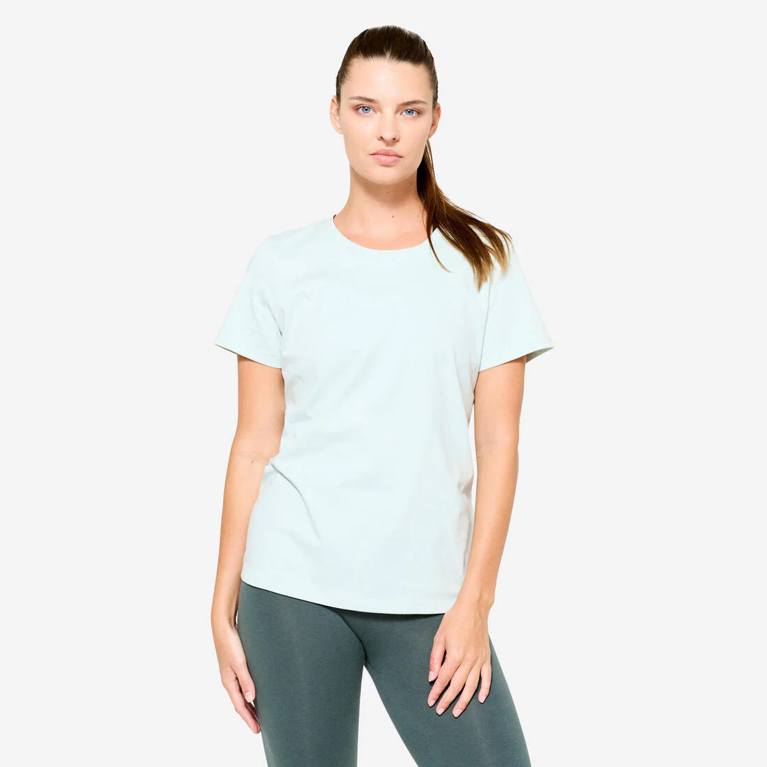 Women's Crew Neck Cotton T-Shirt - Image 4