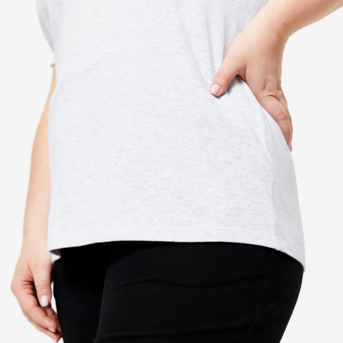 Women's Crew Neck Cotton T-Shirt - Image 46