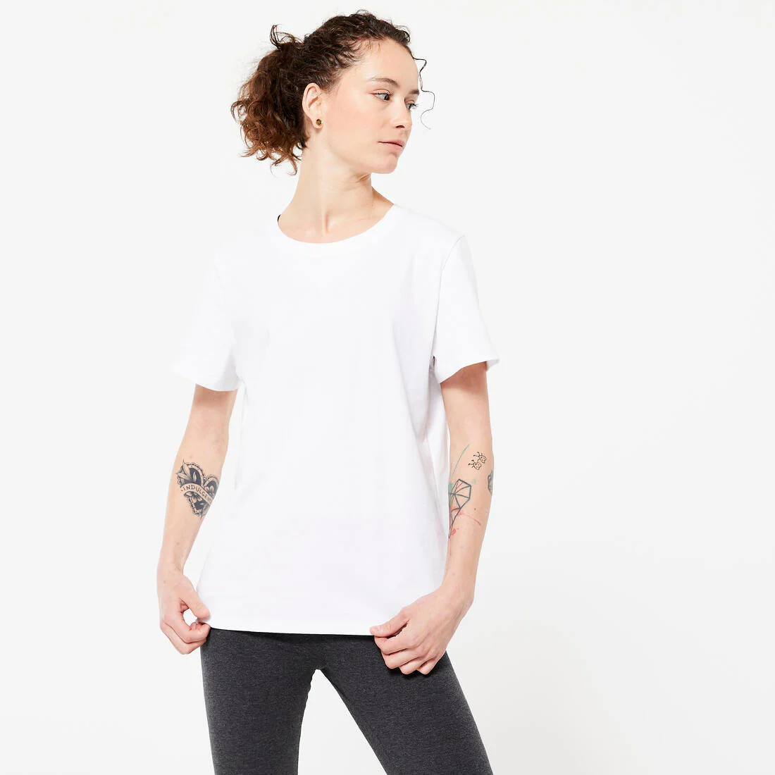 Women's Crew Neck Cotton T-Shirt - Image 5