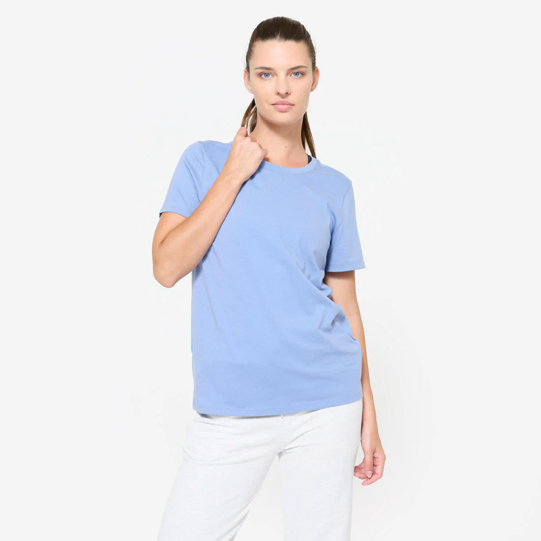 Women's Crew Neck Cotton T-Shirt - Image 7