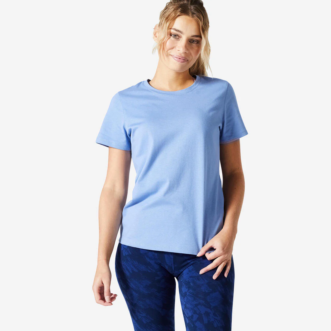 Women's Crew Neck Cotton T-Shirt - Image 8