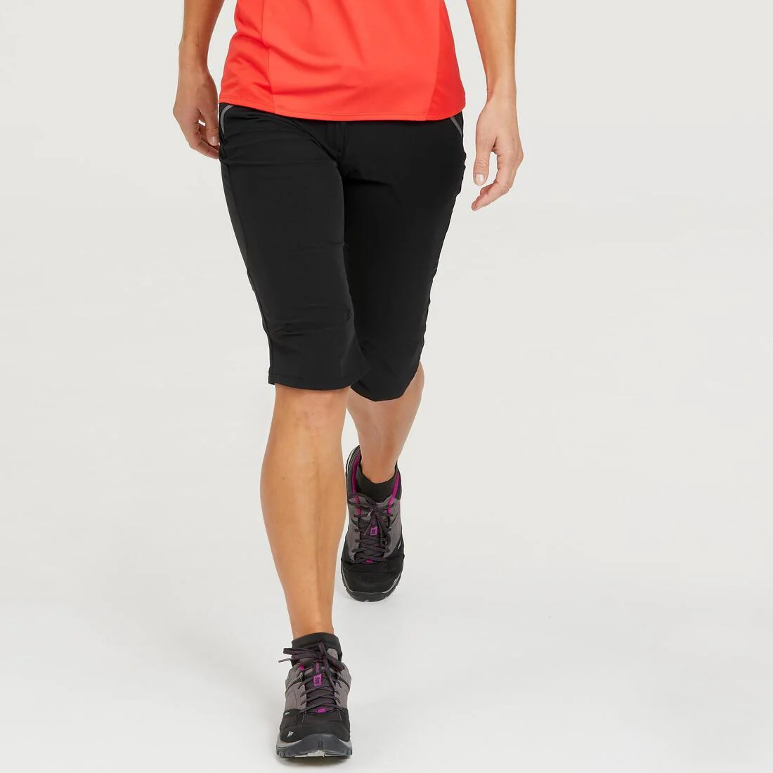 Women’s cropped mountain walking trousers MH500 - Image 2