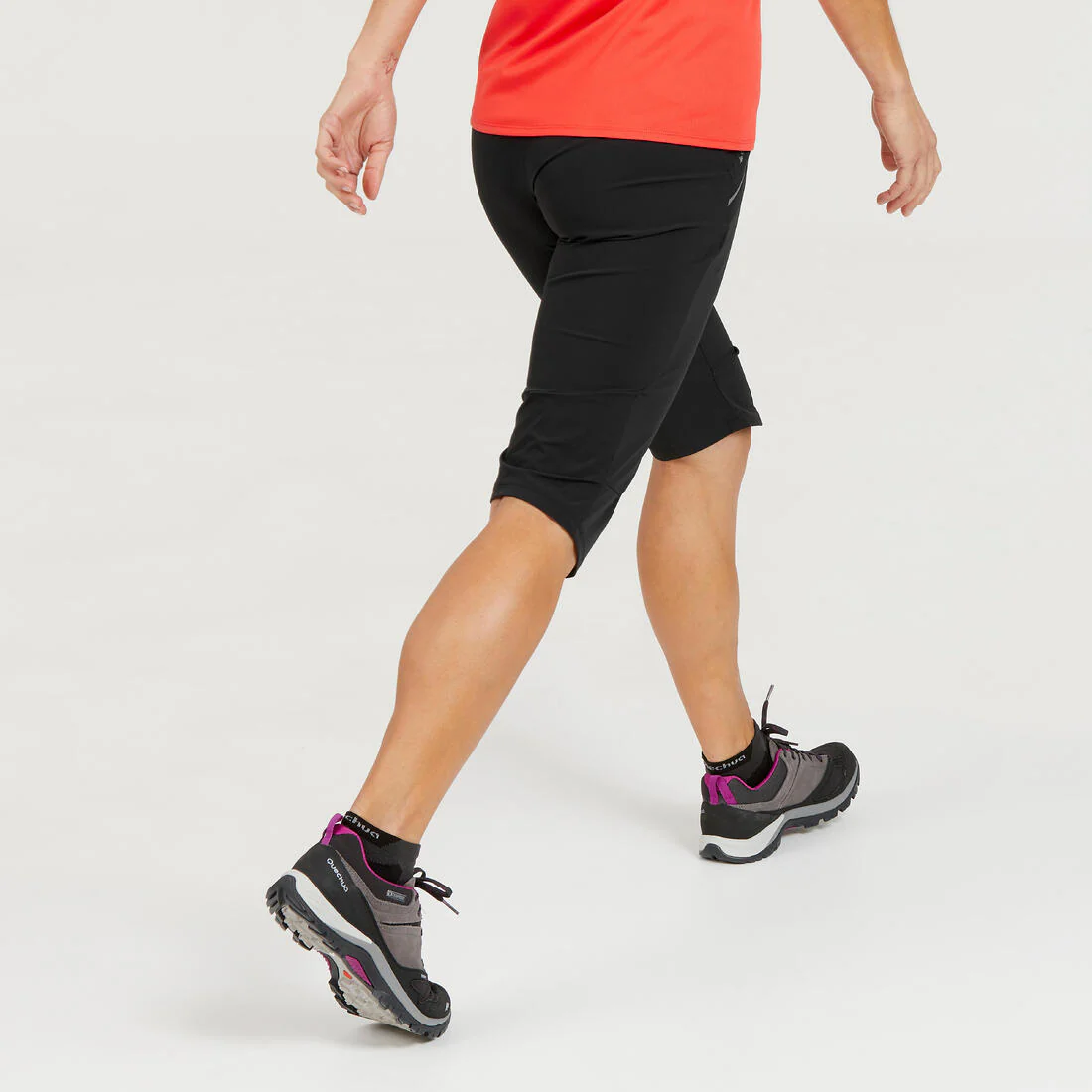 Women’s cropped mountain walking trousers MH500 - Image 3