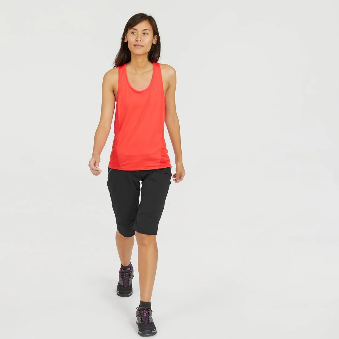 Women’s cropped mountain walking trousers MH500 - Image 4