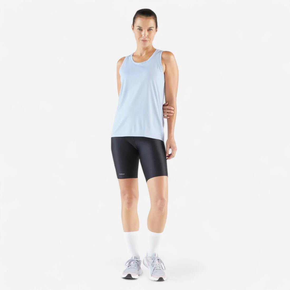 Women's Cycling Shorts KIPRUN Run 100-black - Image 3