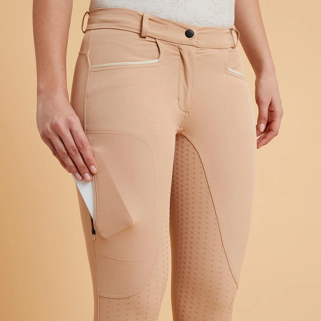 Women's Equestrian Jodhpurs 580 Light Fullgrip - Image 13