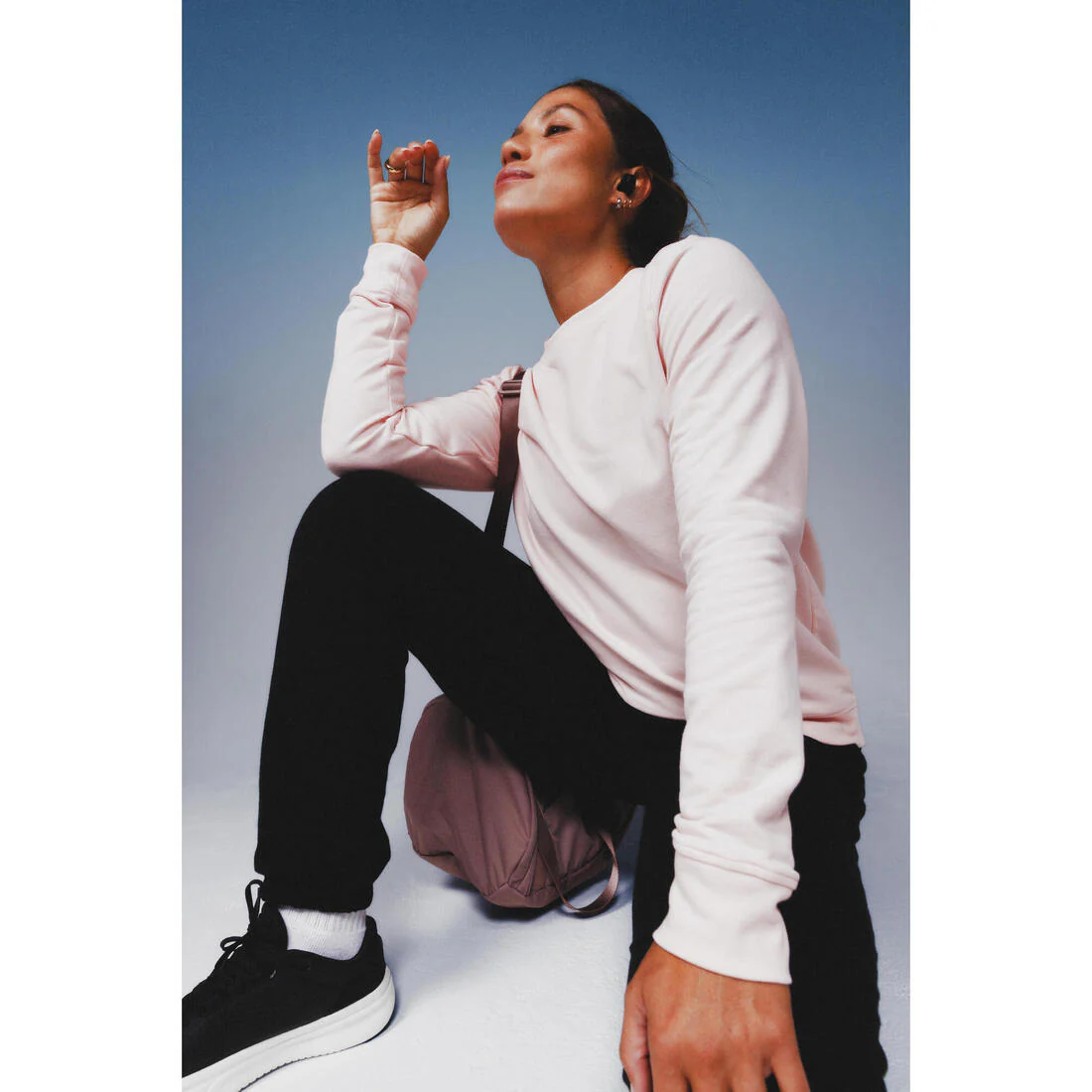 Women's Fitness Sweatpants Black - 100 Series - Image 7