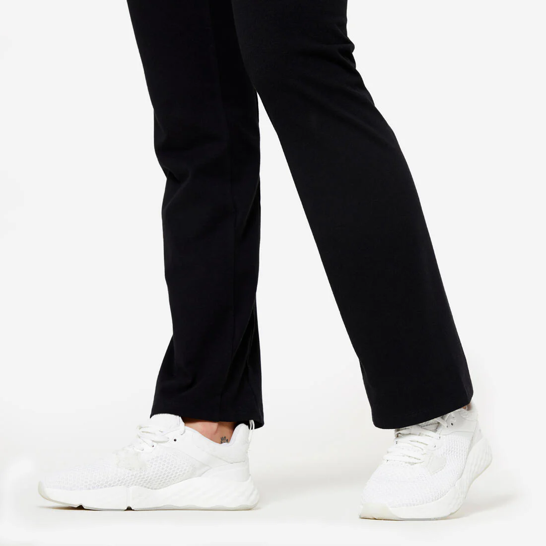 Women's Flared Cotton Fitness Leggings - Image 12