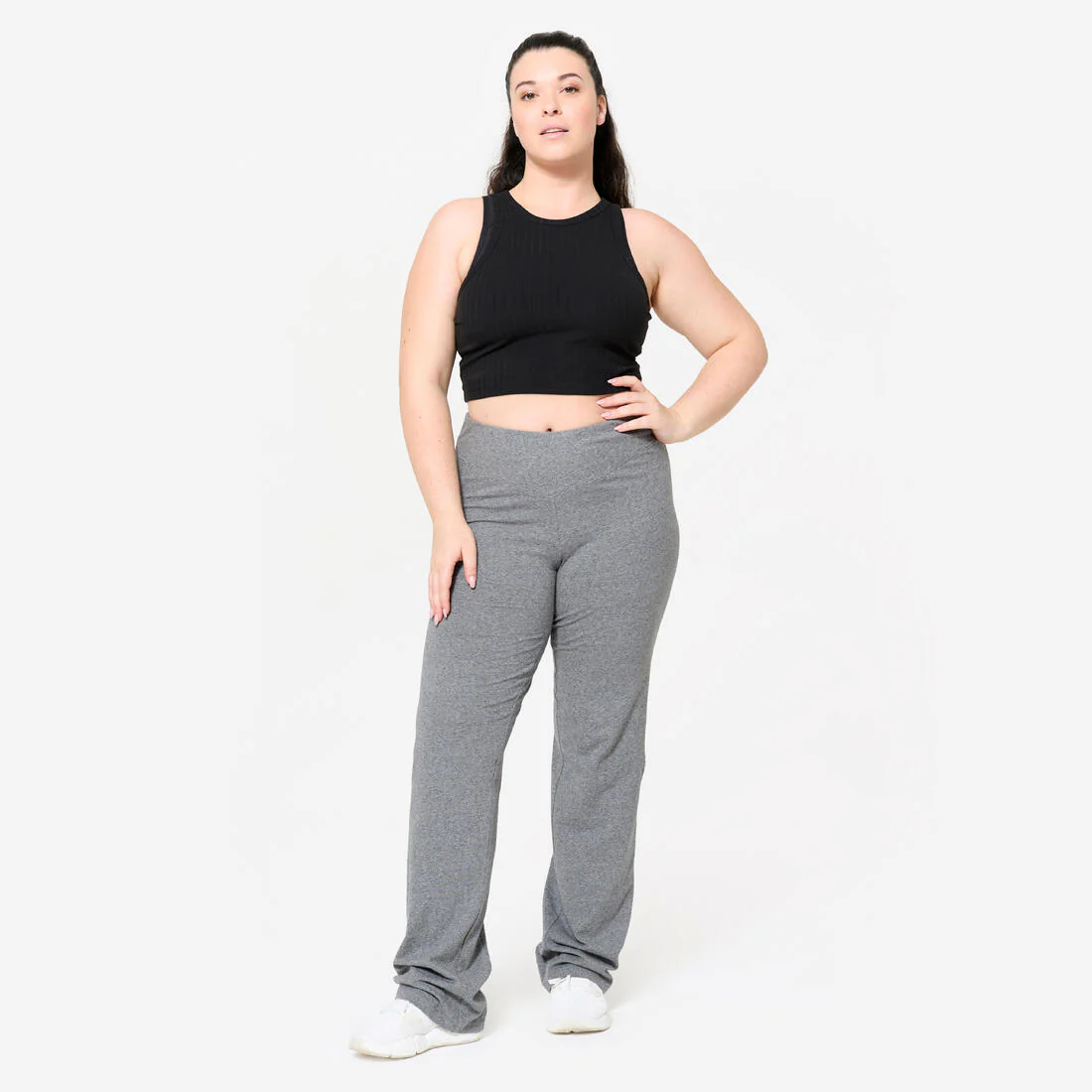 Women's Flared Cotton Fitness Leggings - Image 3