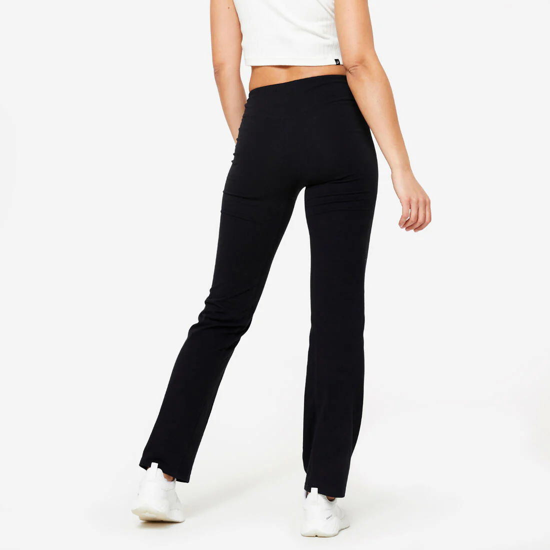 Women's Flared Cotton Fitness Leggings - Image 7