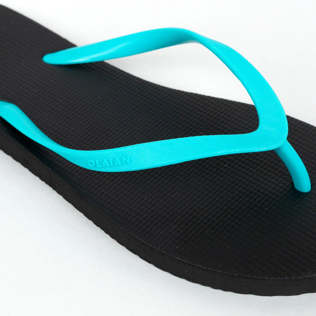 Women's FLIP-FLOPS 100 - Turquoise Black - Image 5
