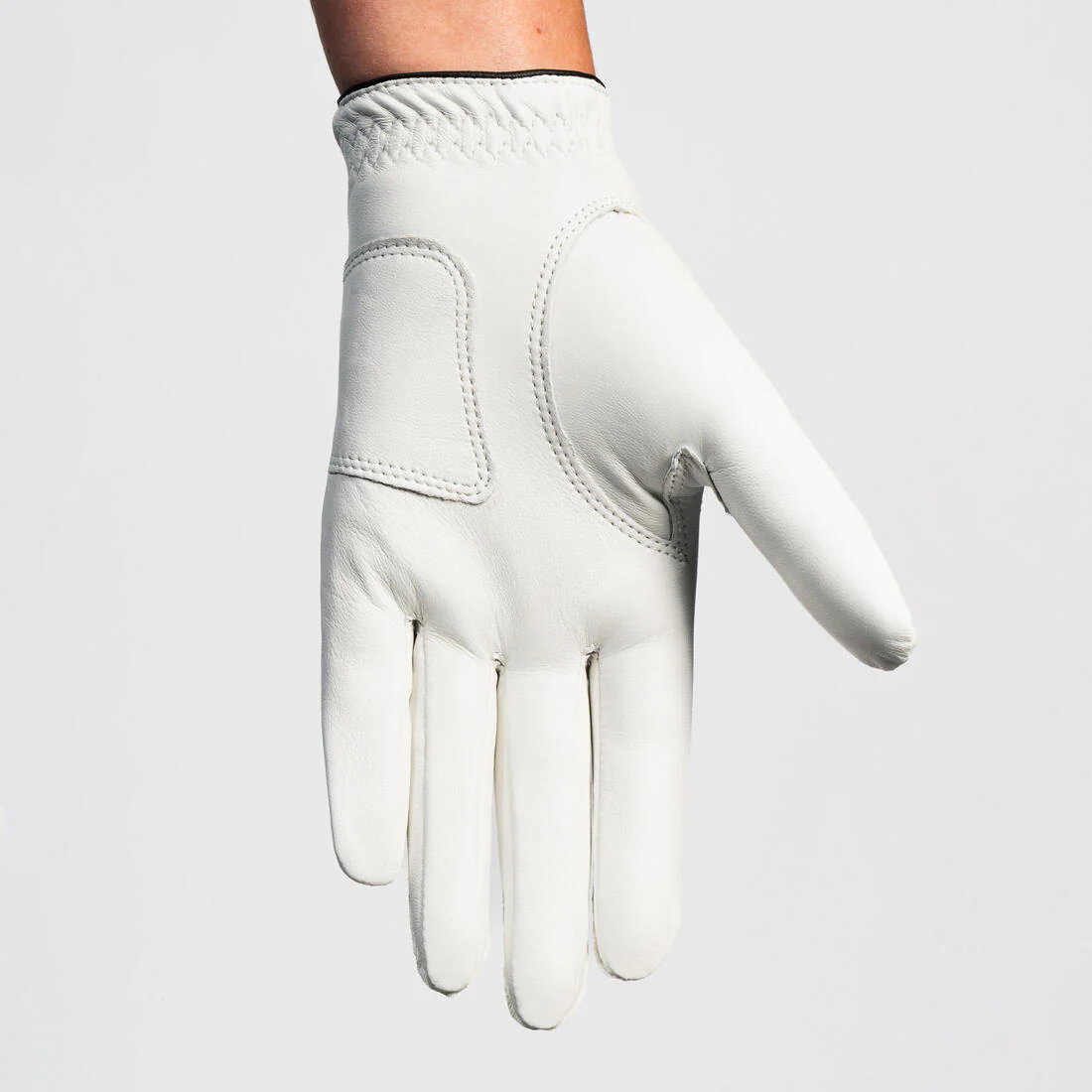 Womenâs left-handed golf glove for right-handed player Soft white