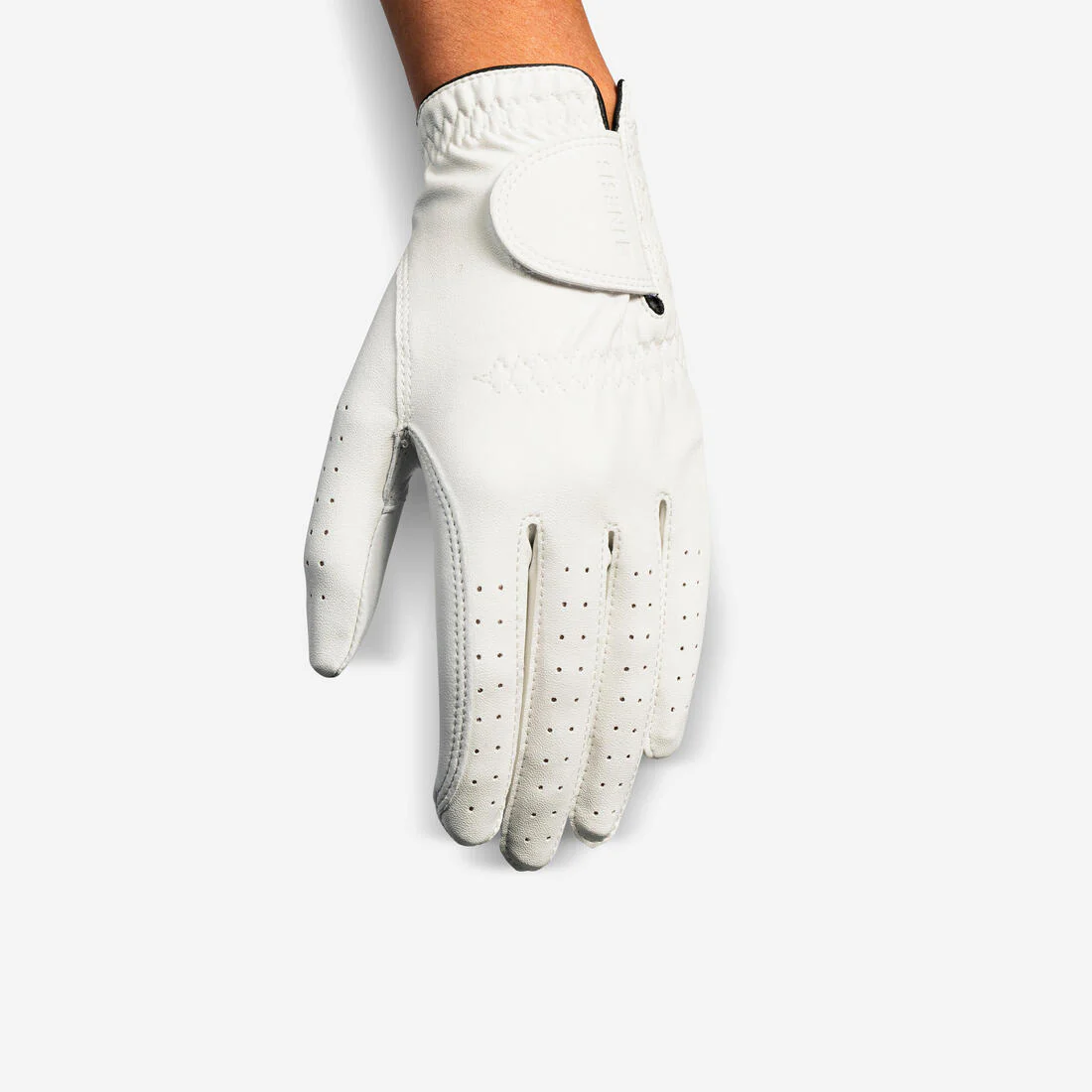 Womenâs left-handed golf glove for right-handed player Soft white - Image 2