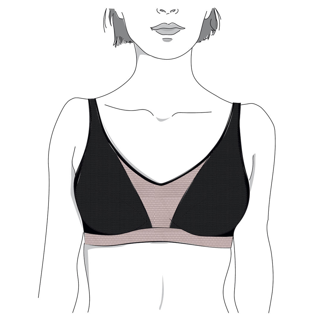 Women's High Support Convertible Strap Sports Bra - Image 56