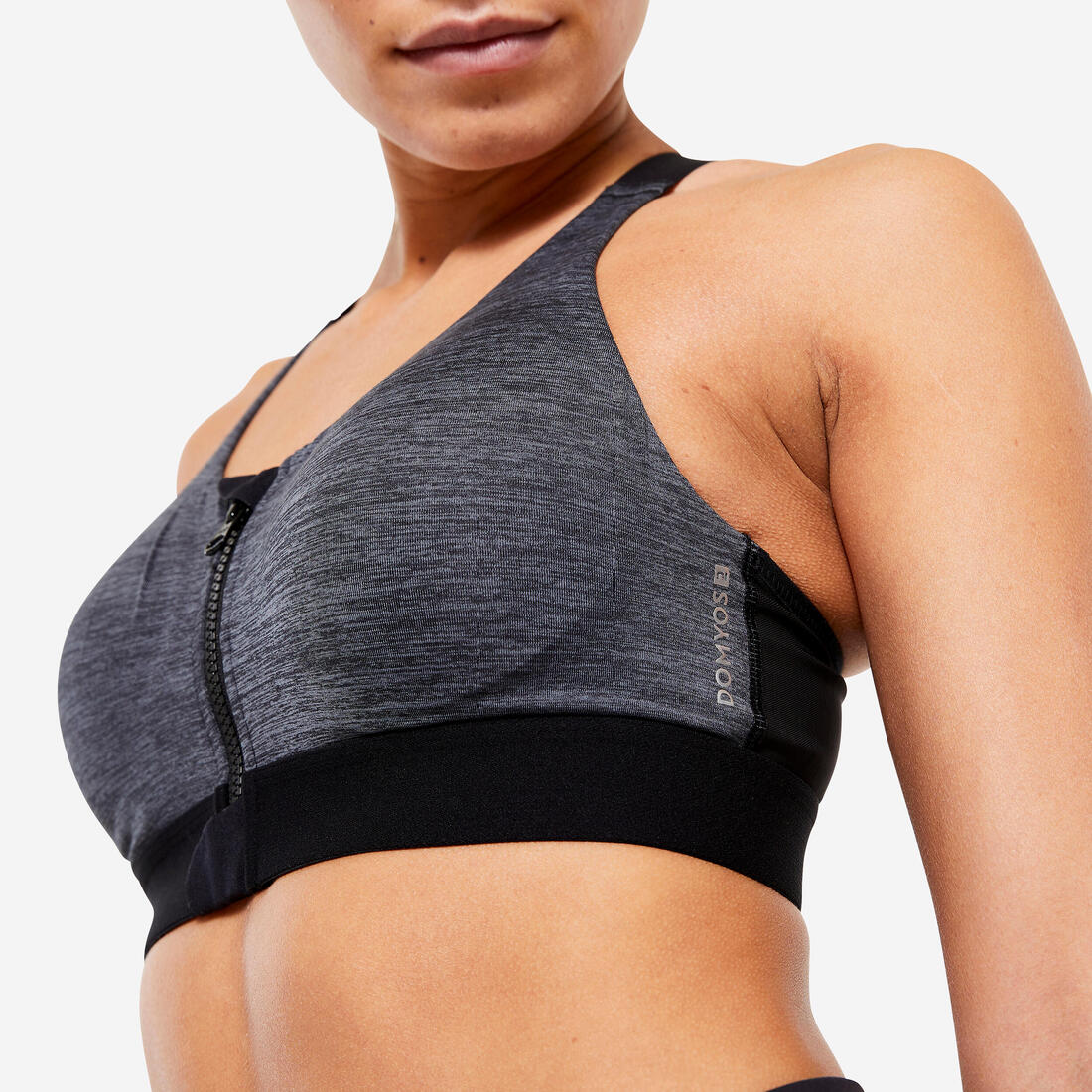 Women's High Support Zipped Sports Bra with Cups - Image 15