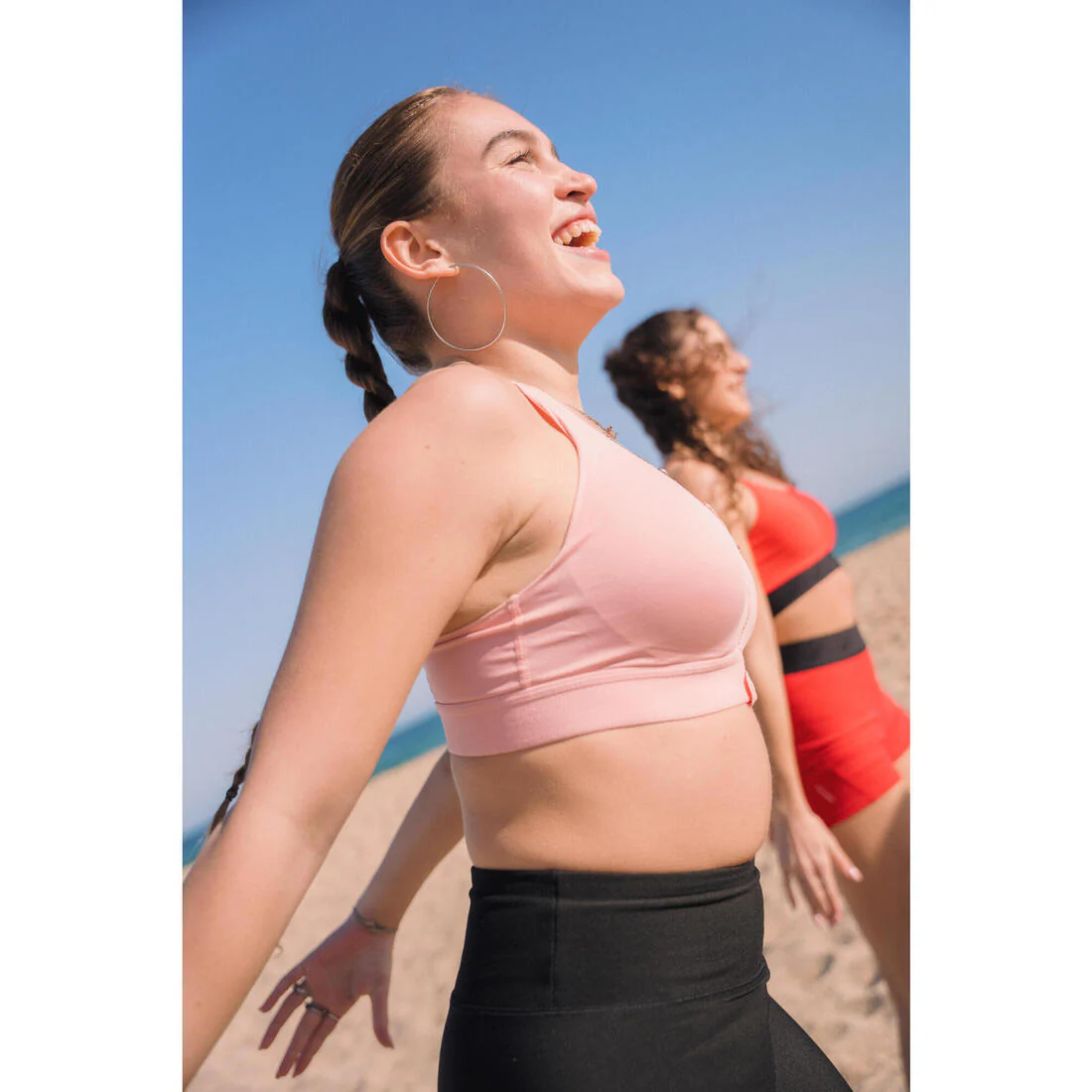Women's High Support Zipped Sports Bra with Cups - Image 27