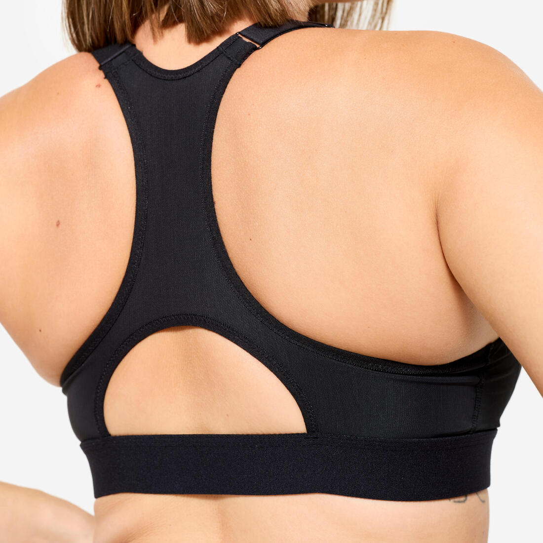 Women's High Support Zipped Sports Bra with Cups - Image 38