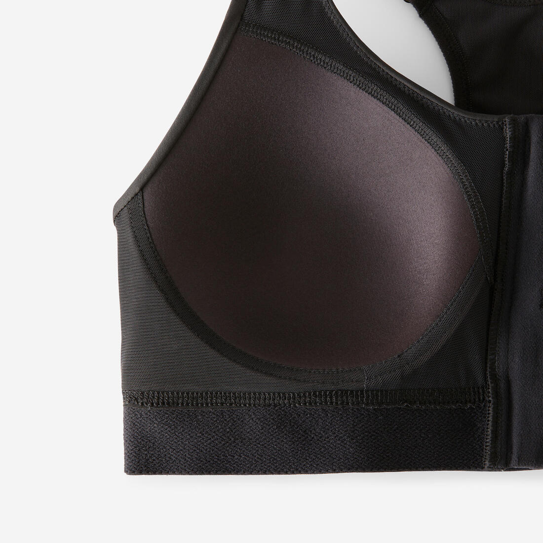 Women's High Support Zipped Sports Bra with Cups - Image 39