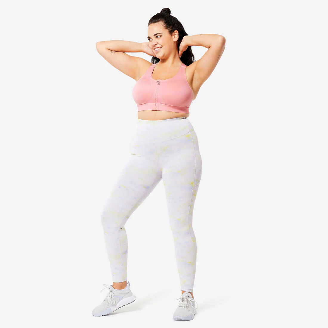 Women's High Support Zipped Sports Bra with Cups - Image 5