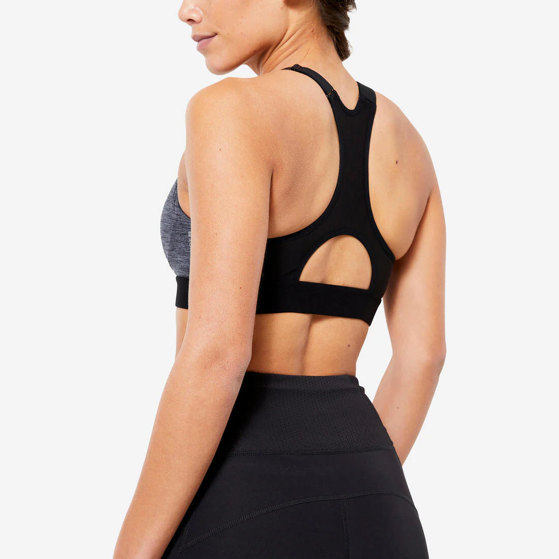 Women's High Support Zipped Sports Bra with Cups - Image 9