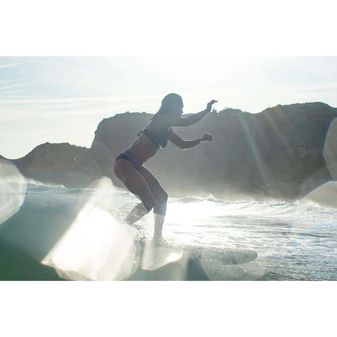 Women's high-waisted body-shaping surfing swimsuit bottoms NORA SUPAI ZENITH - Image 5