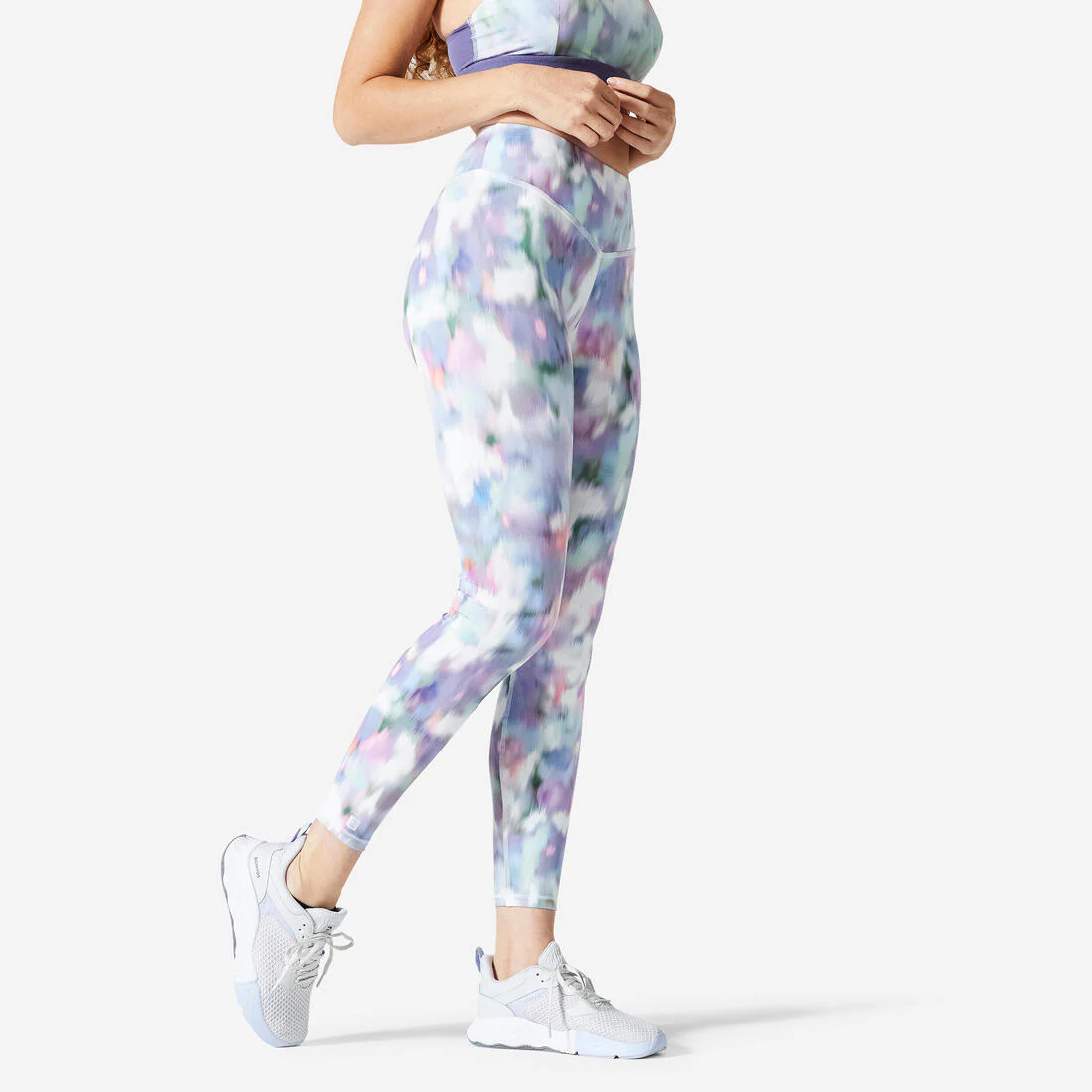 Women's High-Waisted Fitness Cardio Leggings - Print