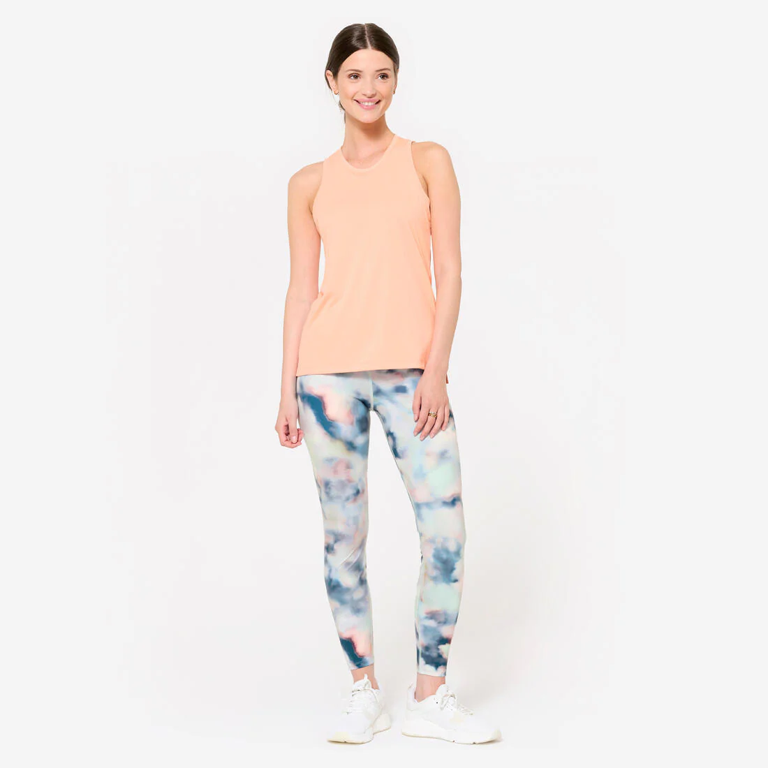 Women's High-Waisted Fitness Cardio Leggings - Print - Image 4