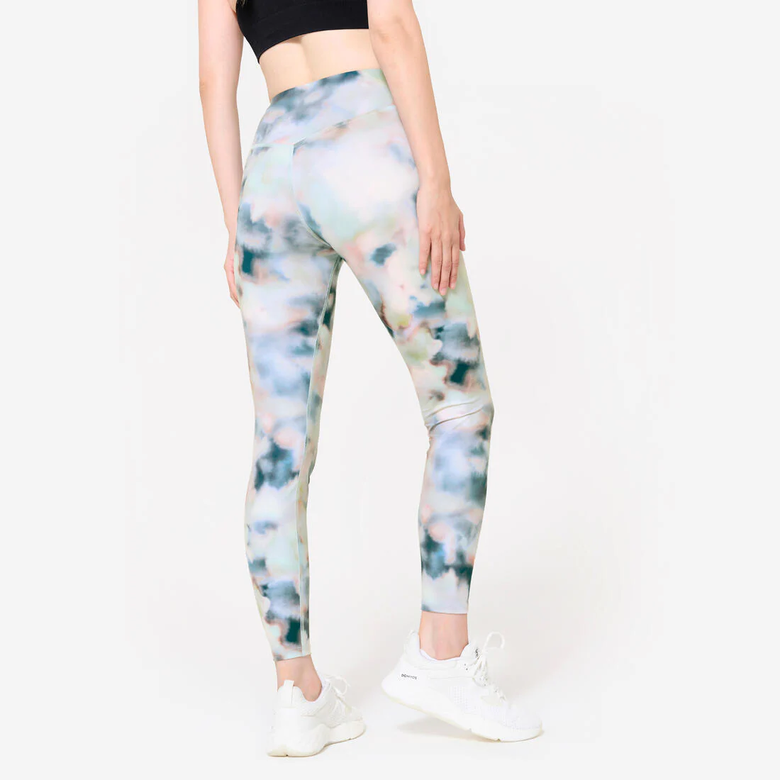 Women's High-Waisted Fitness Cardio Leggings - Print - Image 8