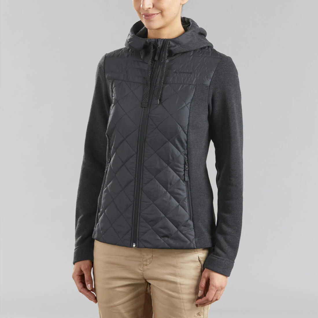 Women’s Hiking Hooded Sweatshirt - NH100 Hybrid - Image 13