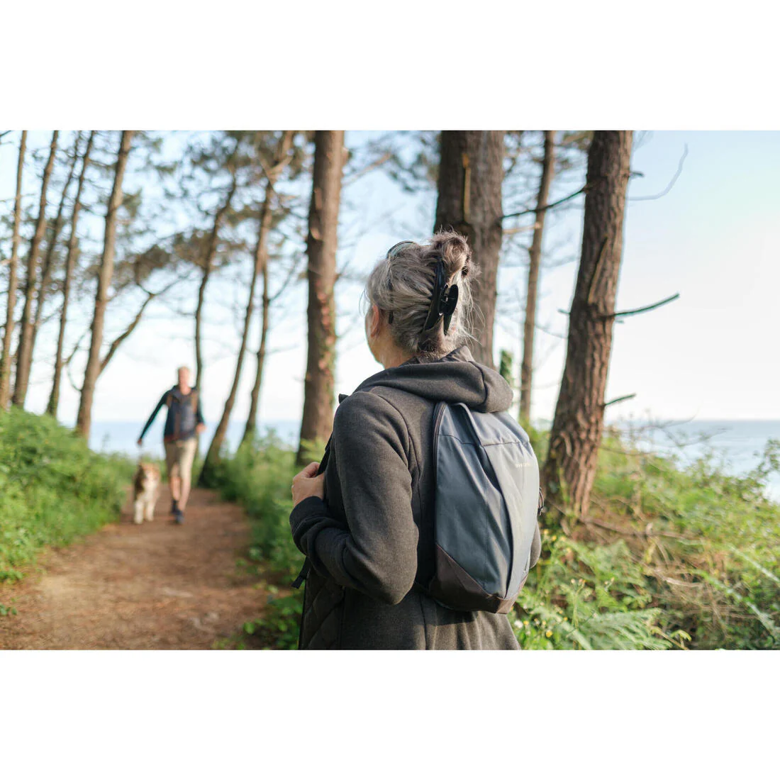 Women’s Hiking Hooded Sweatshirt - NH100 Hybrid - Image 20