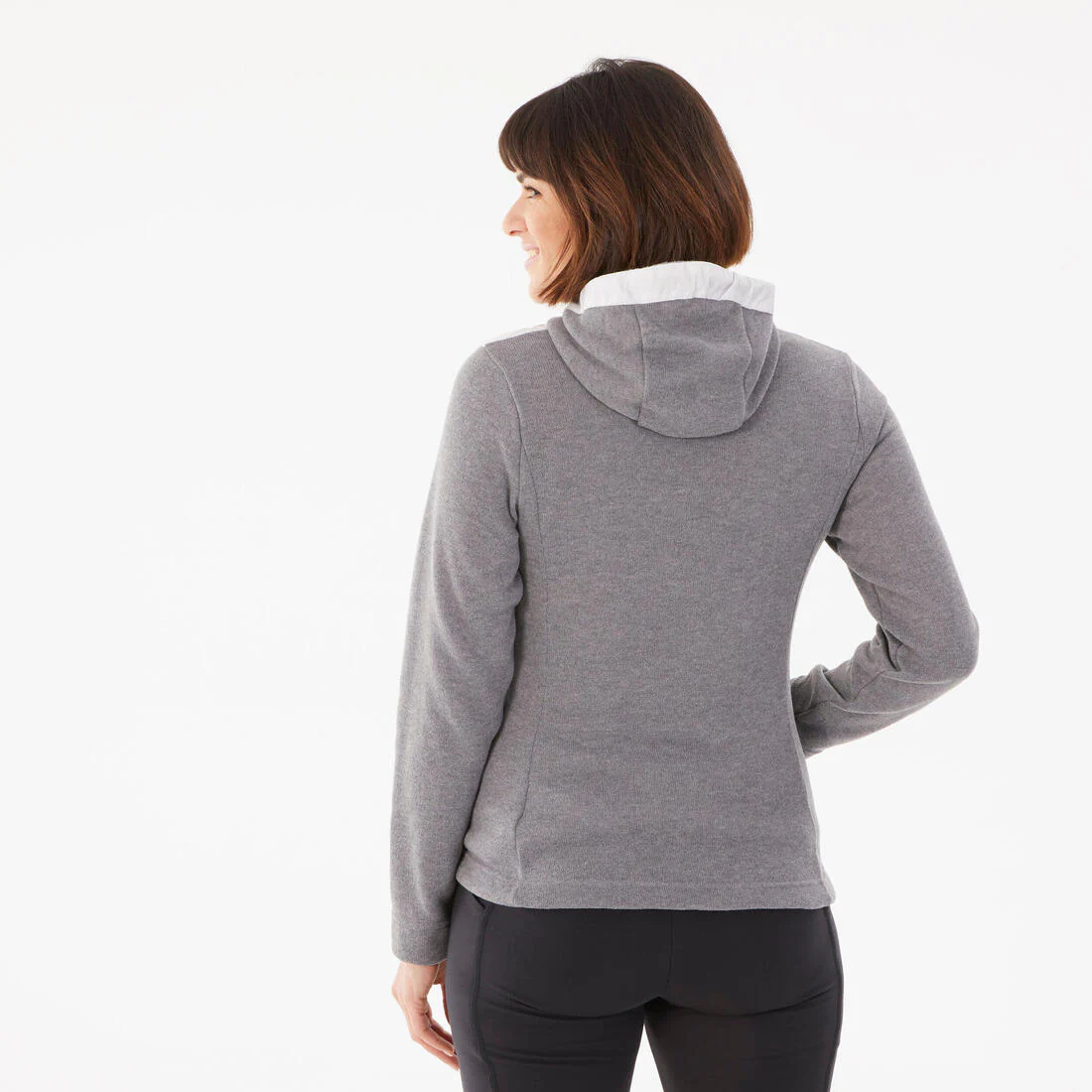 Women’s Hiking Hooded Sweatshirt - NH100 Hybrid - Image 9