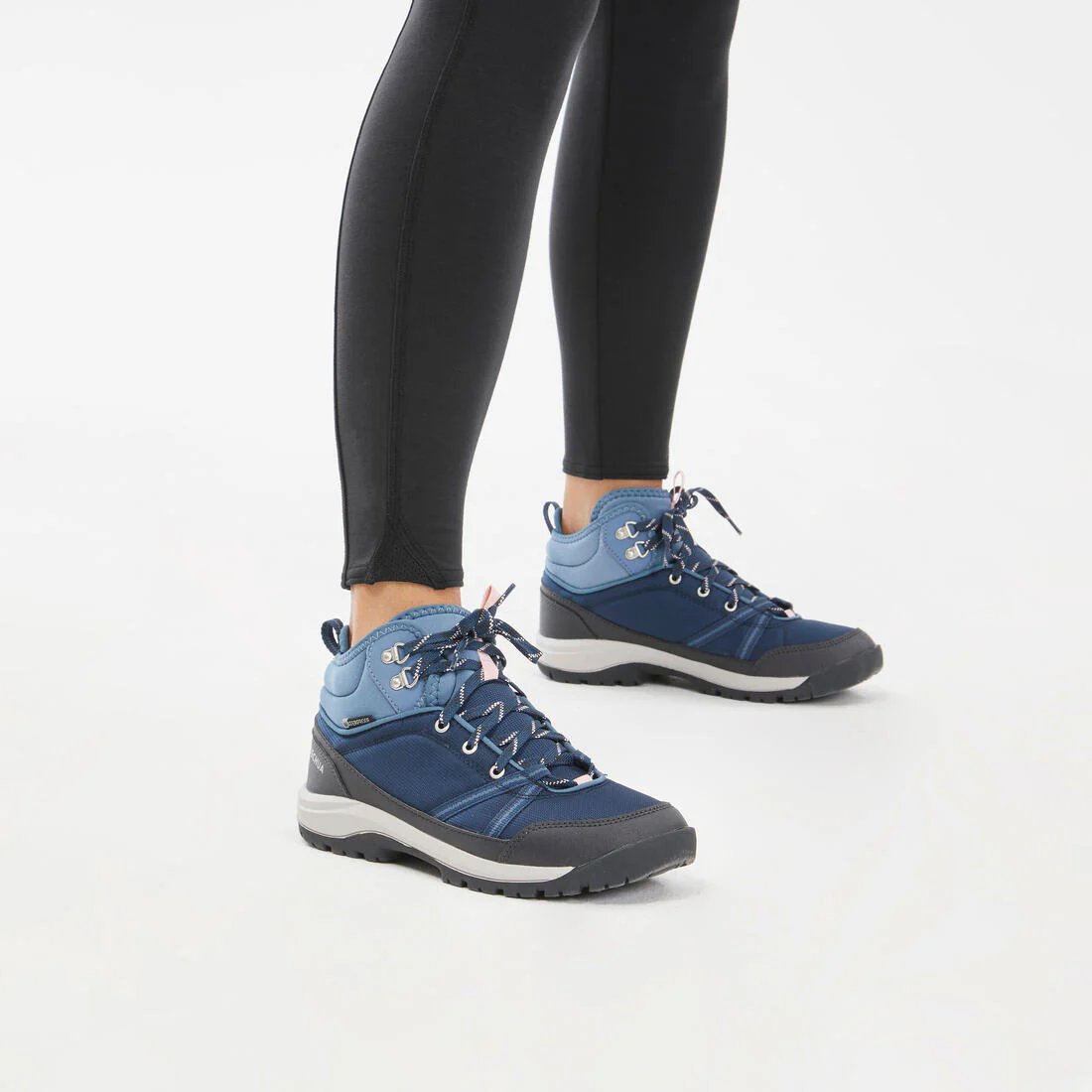 Women’s hiking leggings NH100 - Black - Image 7