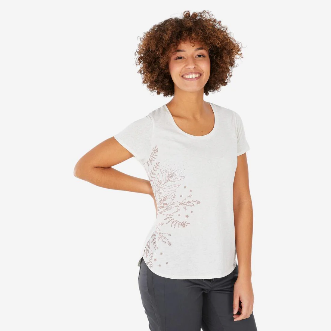 Women’s hiking T-shirt, NH500