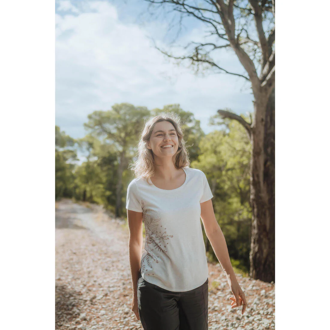 Women’s hiking T-shirt, NH500 - Image 13