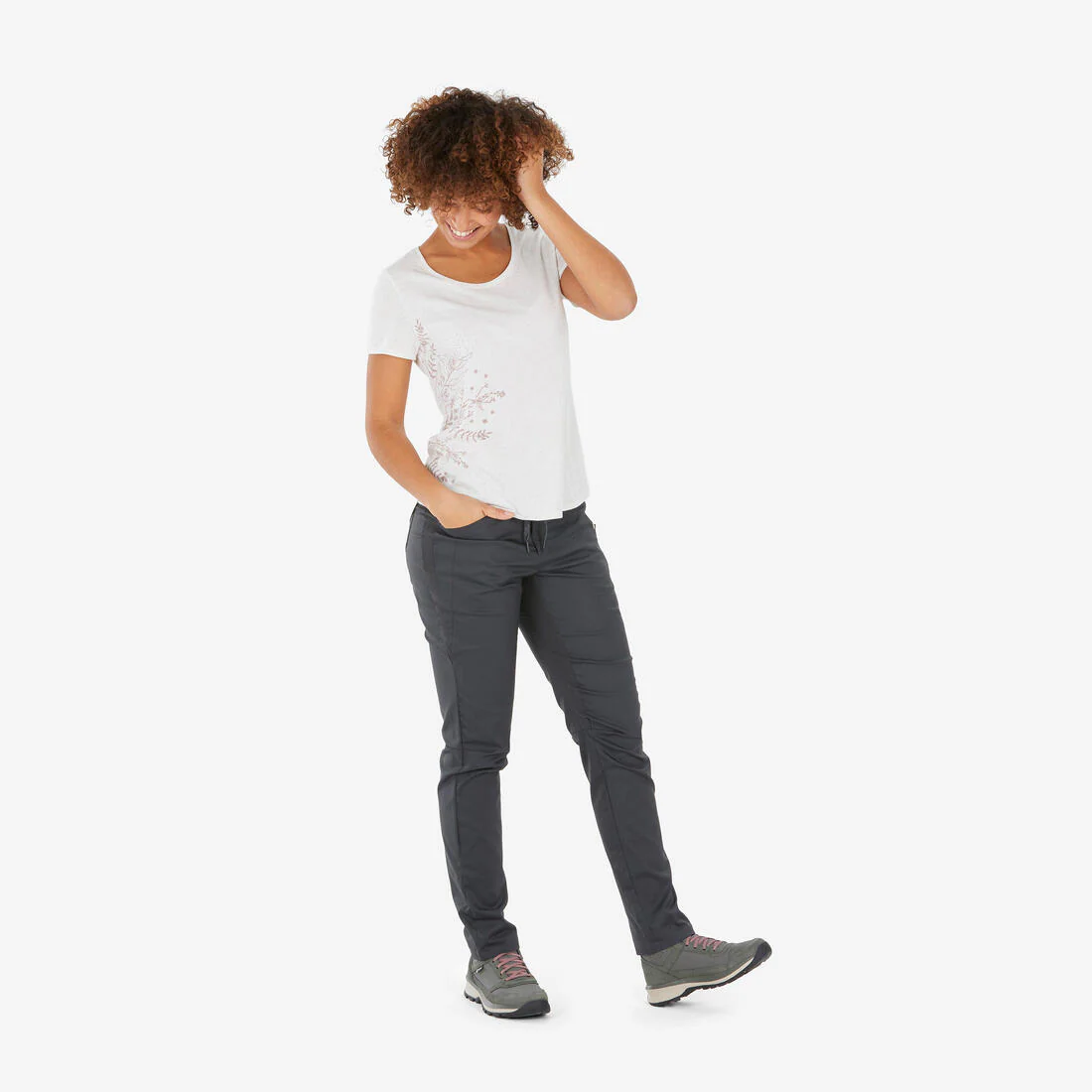 Women’s hiking T-shirt, NH500 - Image 6