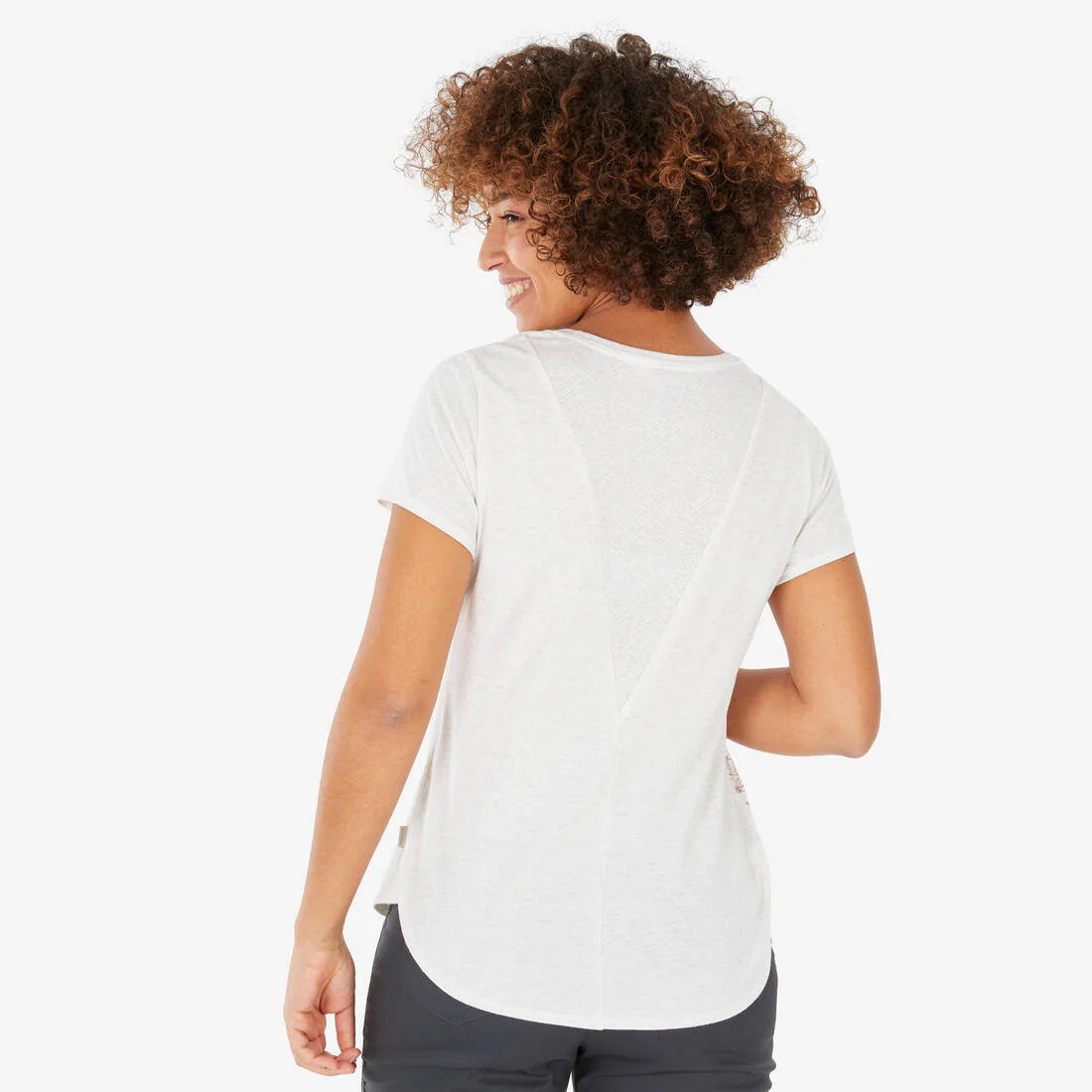 Women’s hiking T-shirt, NH500 - Image 9