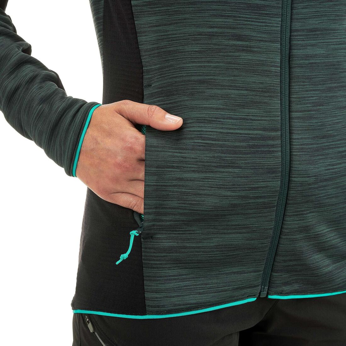 Women's Hiking Thin Fleece Jacket - MH520 - Image 12
