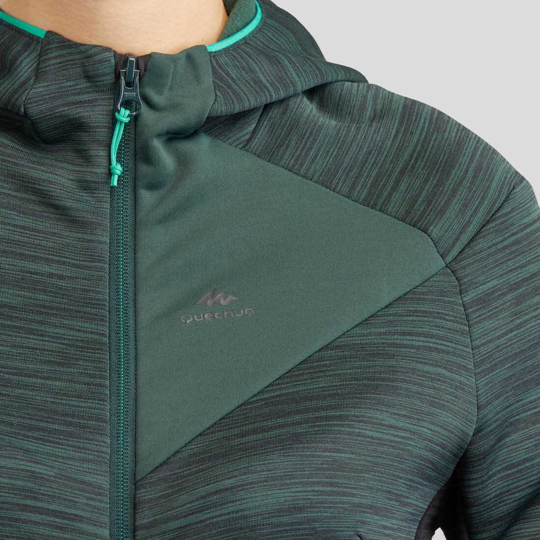 Women's Hiking Thin Fleece Jacket - MH520 - Image 7
