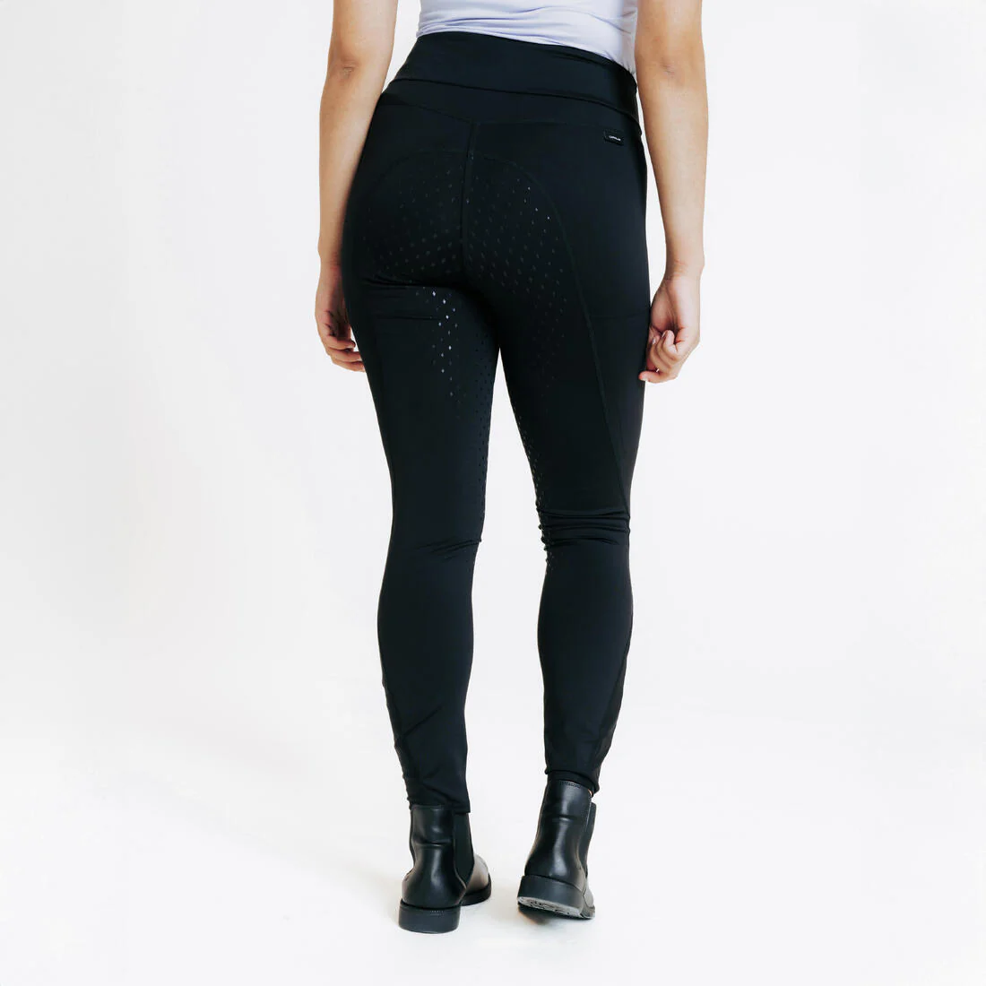 Women's Horse Riding Full Grip Leggings 500 - Image 11