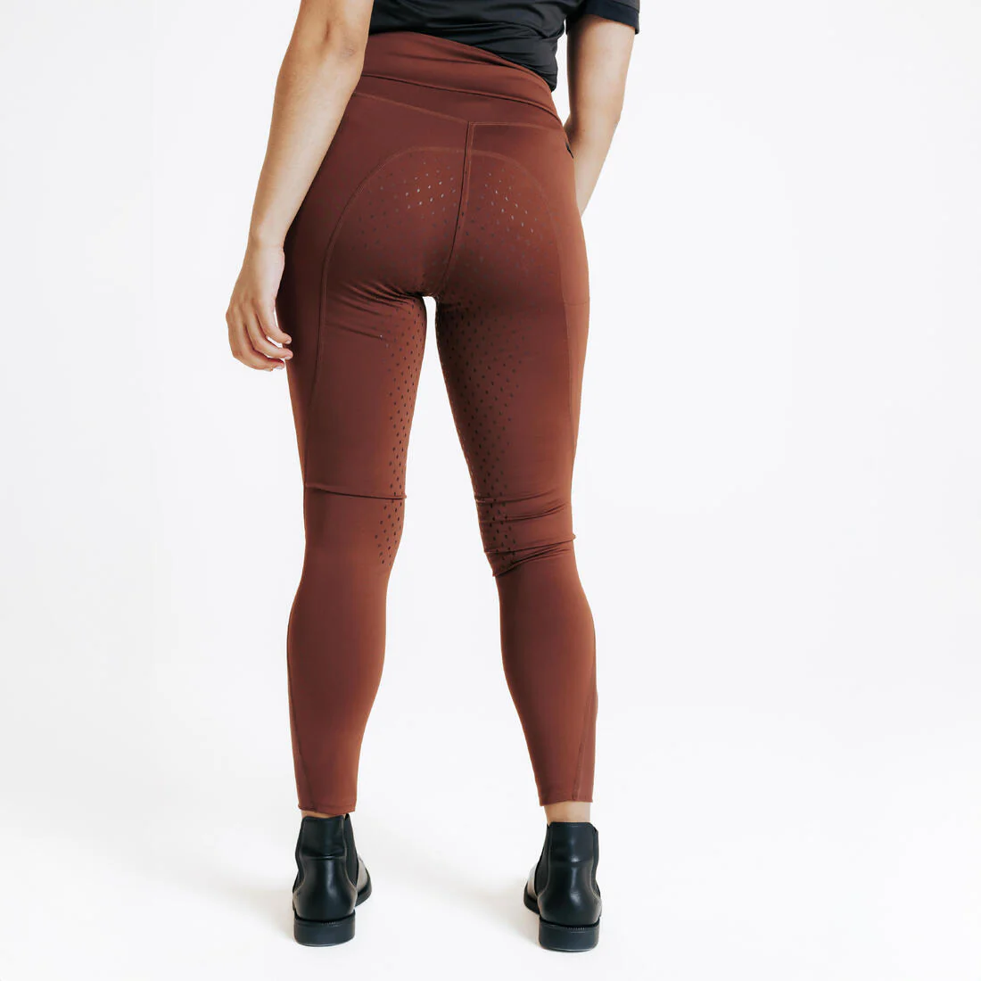Women's Horse Riding Full Grip Leggings 500 - Image 15