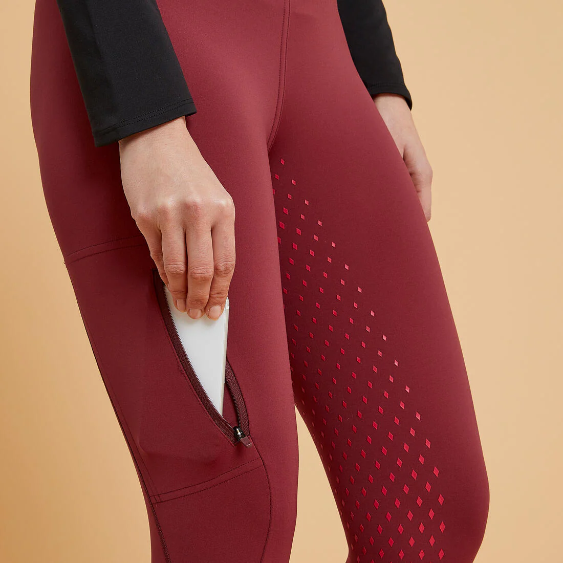 Women's Horse Riding Full Grip Leggings 500 - Image 20
