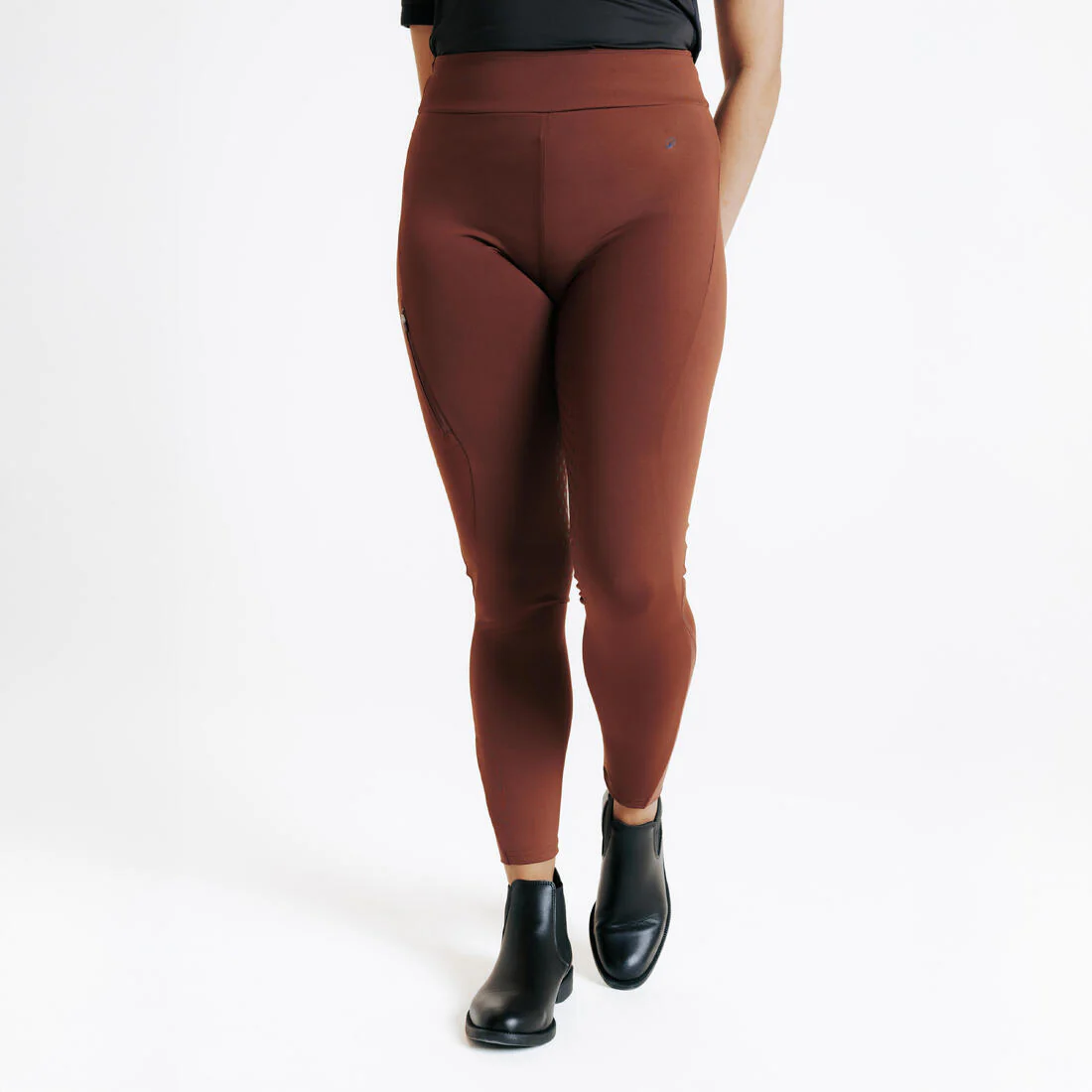 Women's Horse Riding Full Grip Leggings 500 - Image 4