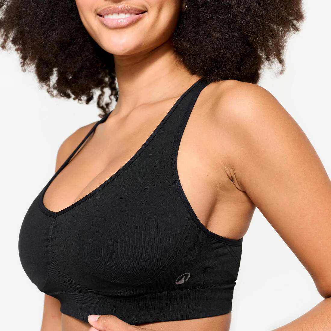 Women's Light Support Sports Bra with Cross-Over Straps - Image 5