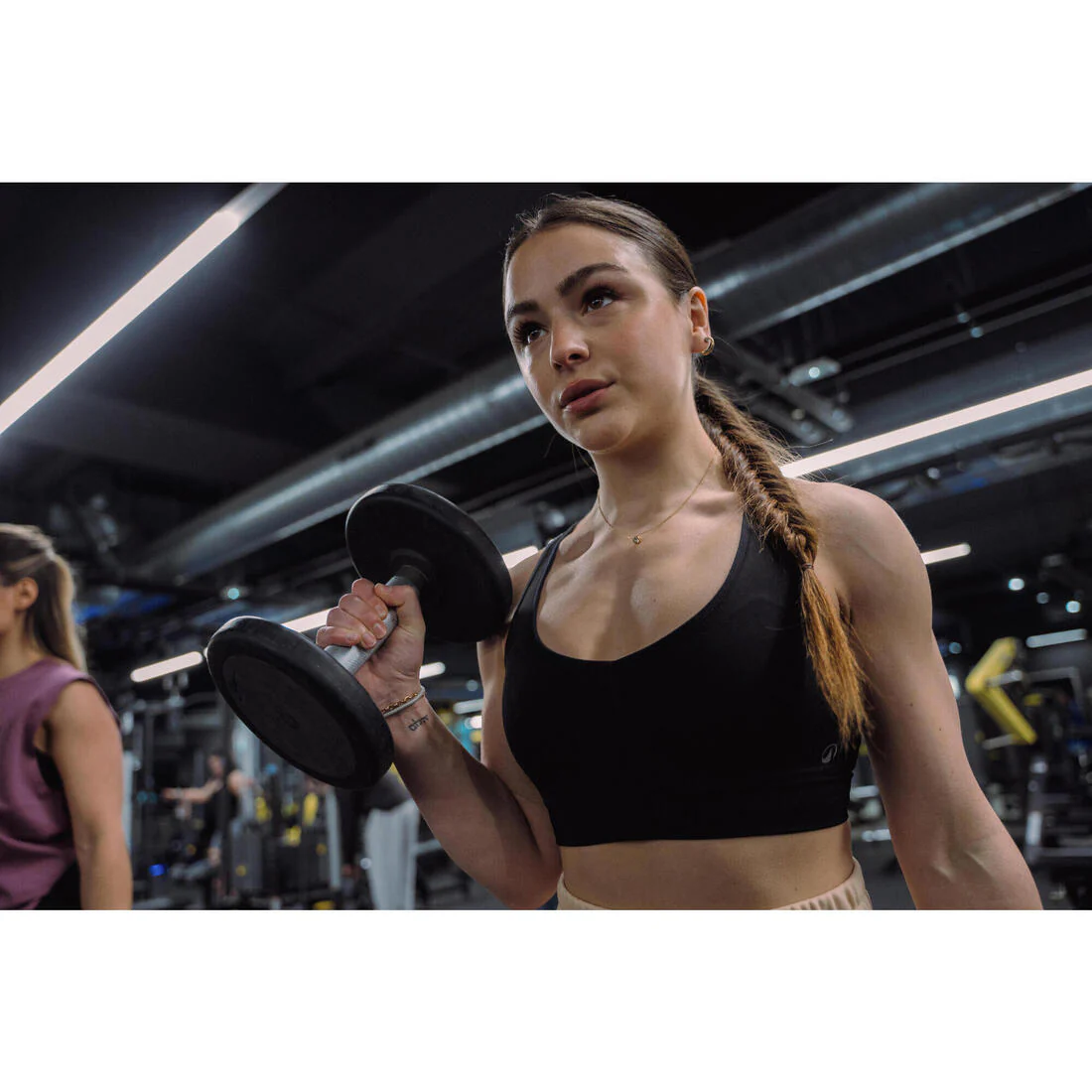 Women's Light Support Sports Bra with Cross-Over Straps - Image 6