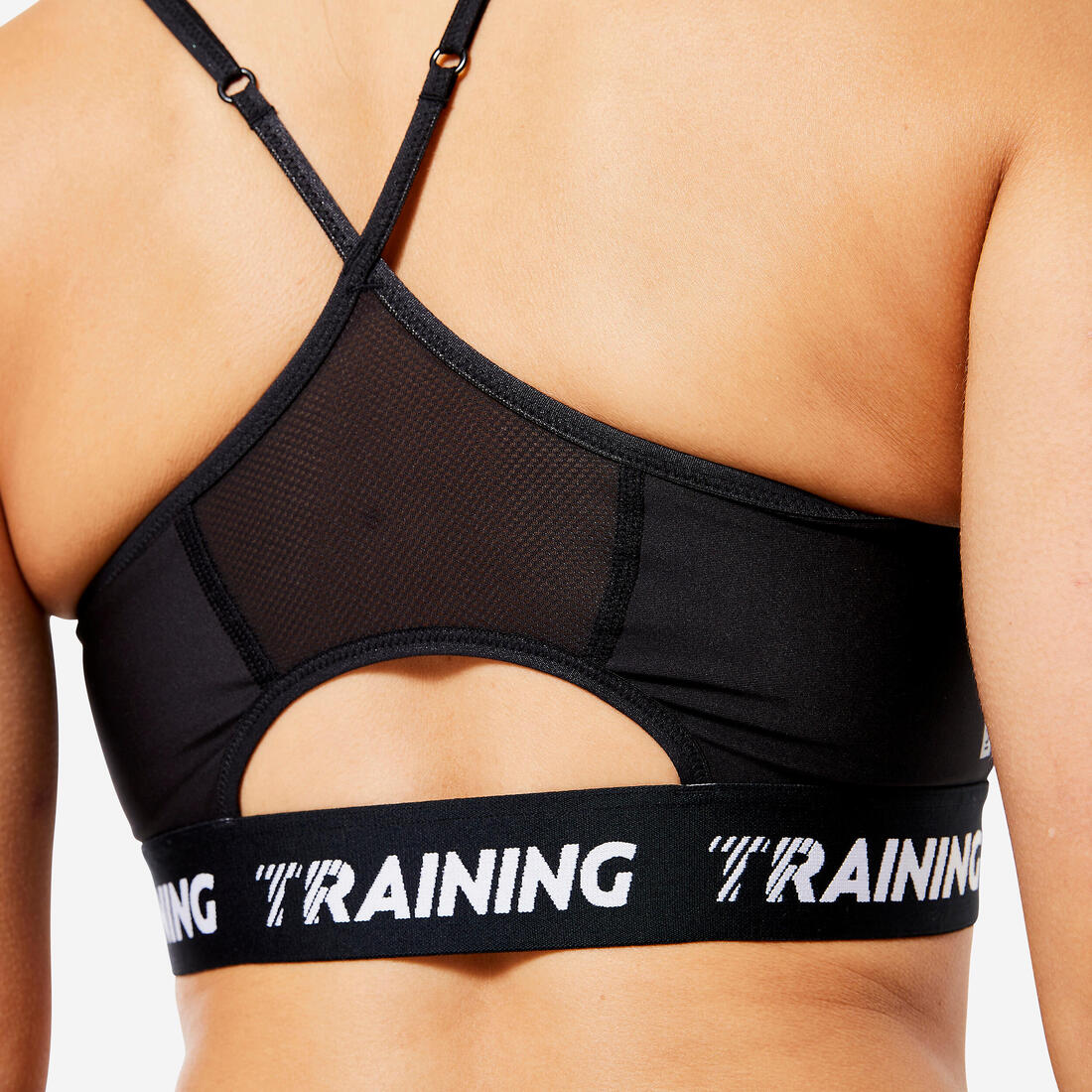 Women's Light Support Thin Crossover Strap Sports Bra - Image 4
